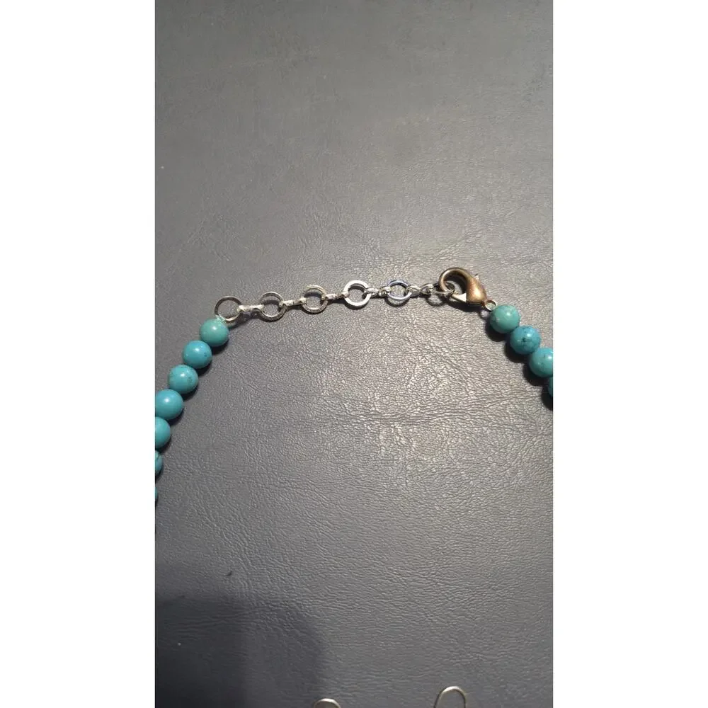 Turquoise Necklace & Earrings